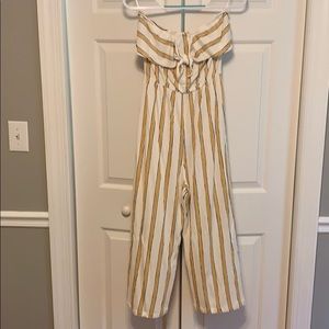 Strapless jumpsuit